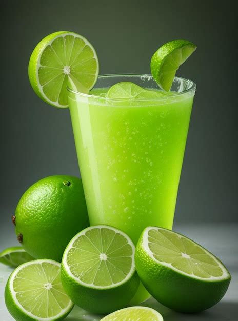 Premium AI Image | Lime juice
