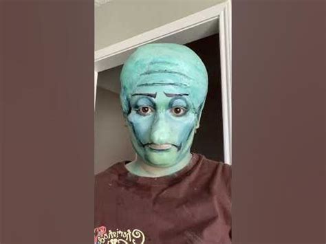 Squidward cosplay #spongebob #squidward #makeupartist #cosplayer # ...