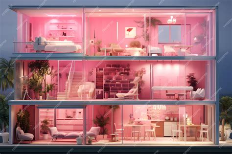 Premium AI Image | barbie house