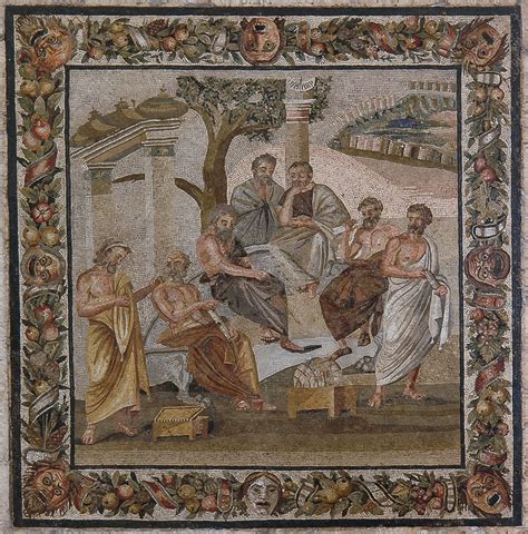 Plato’s Academy. Naples, National Archaeological Museum, Hall LIX.