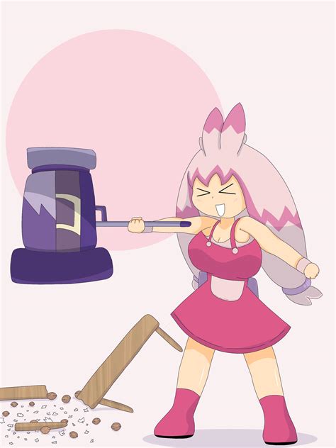 Naomi opening walnuts by Pikachu0Z on DeviantArt