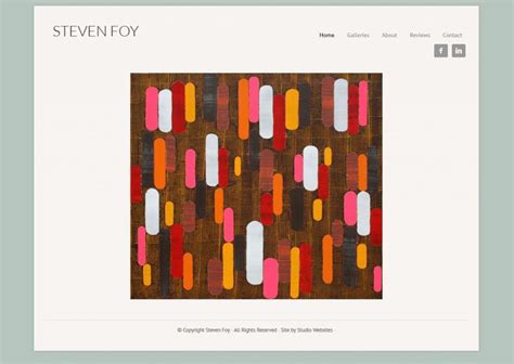portfolio web design  artists website design  art groups