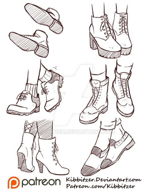 Anime Shoes Drawing at PaintingValley.com | Explore collection of Anime ...