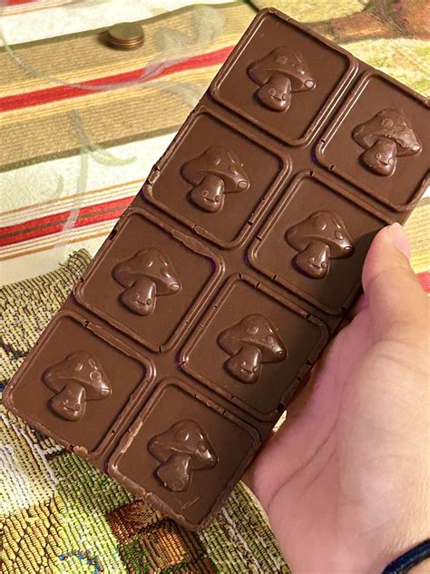 made my first choco bar 🍄🍫 : r/shrooms