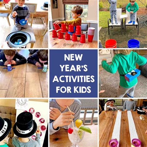 20 New Year's Activities for Kids - Days With Grey