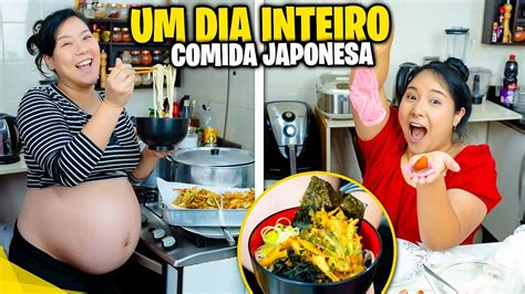 Comendo A Japinha Gostosa - UM DIA INTEIRO SÓ COMENDO COMIDA JAPONESA | Blog das irmãs - YouTube