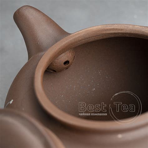 Чайник глиняный коричневый Певчий, 230 мл оптом в BestTea