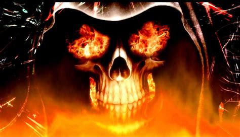 Fire Skull Wallpapers - Top Free Fire Skull Backgrounds - WallpaperAccess