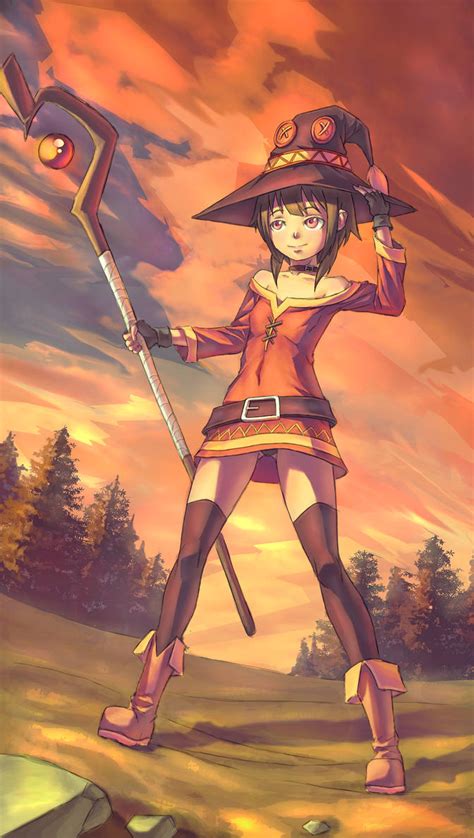 Megumin + back by Leonzo030 on DeviantArt