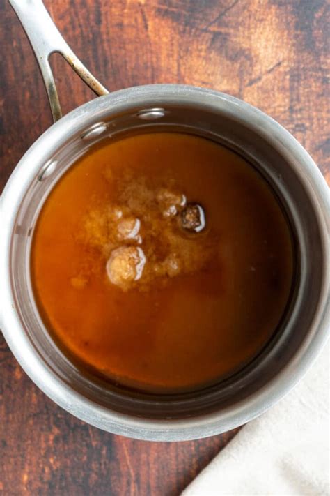 Easy Brown Sugar Simple Syrup - Peel with Zeal