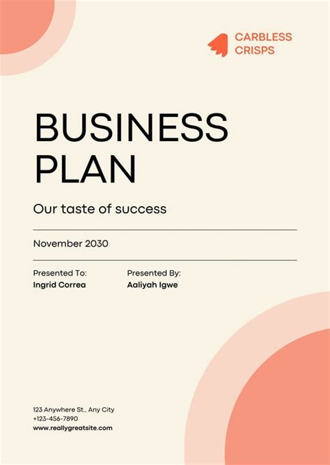 editable  printable business plan templates canva