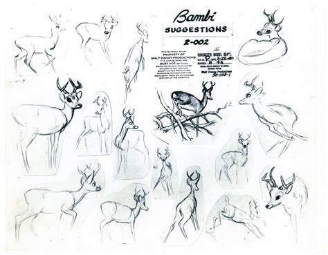 Living Lines Library: Bambi (1942) - Production Art