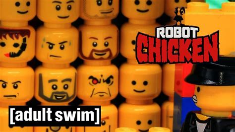 lego robot chicken adult swim youtube