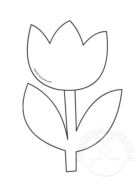 Spring Flower Template Printable - Printable Templates Online By Paul ...