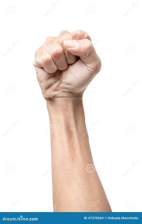 Male Clenched Fist Stock Photography | CartoonDealer.com #53425706