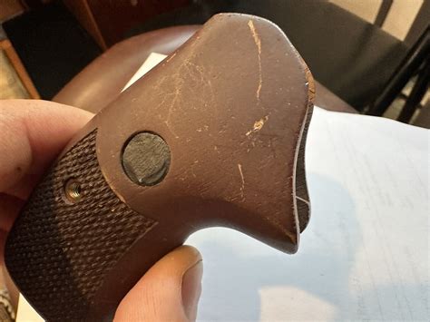 Charter Arms Bull Dog Grips real Walnut grips Original OEM charter arms ...