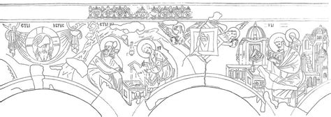 Frescoes - Manasija Monastery | Aerial, Art, City photo