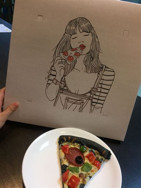 Чёрная пицца/Black pizza