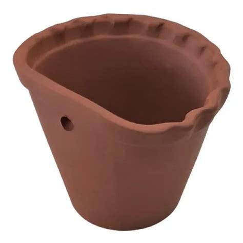 Vasos De Barro Para Parede - Vasos De Barro P/ Parede / Floreira Nº 3 - Kit Com 3 Vasos ...