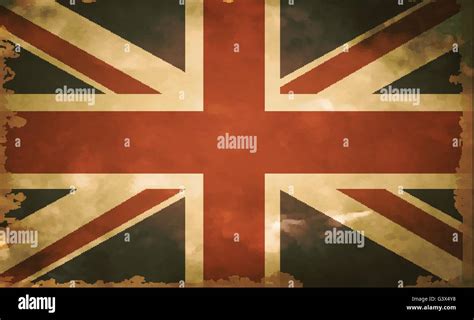 flying union jack flag stock vector images alamy