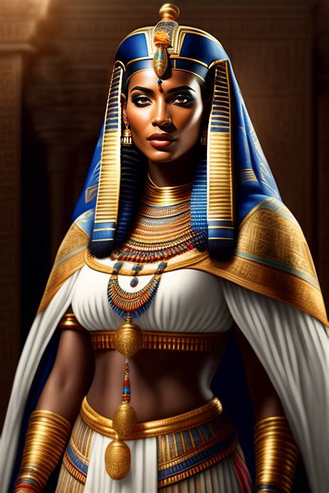 Lexica - Realistic depiction of an ancient Egyptian women with true to