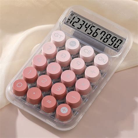 Calculator,Large Display Solar Calculator,Clear Buttons,Portable Design