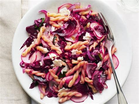 Pasta Primavera with Beets, Radishes and Radicchio Recipe | Food