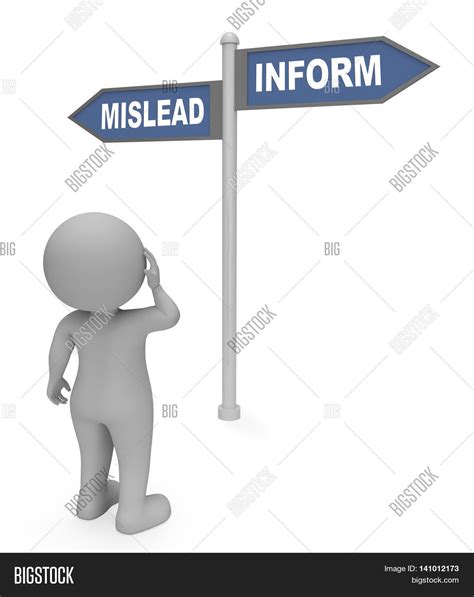 Mislead Inform Sign Image & Photo (Free Trial) | Bigstock