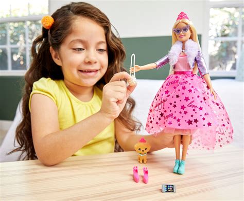 Customer Reviews: Barbie Deluxe Princess Adventure Doll Pink GML76 ...