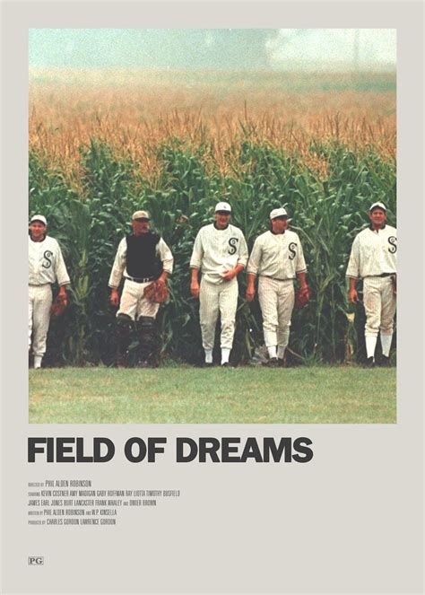 Field of Dreams Minimal Movie Poster | Iconic movie posters, Film ...