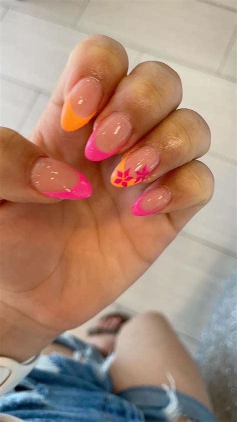 Pink summer nail inspo | Simple nails, Gel nails, Stylish nails