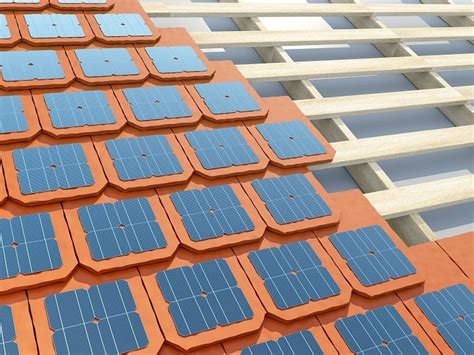 Red Solar Roof Tiles - Home DecorHome Decor