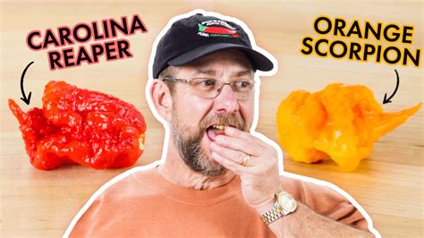 Watch 'Pepper X' Creator Ed Currie Tastes 10 Of The Hottest Peppers in ...