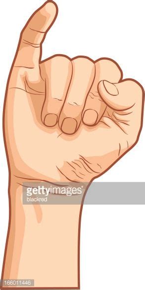 vector art  finger illustration vector illustration