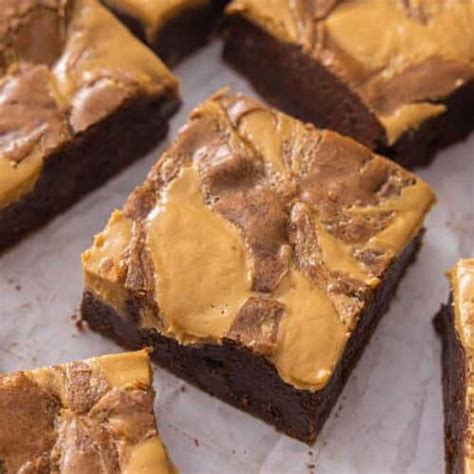 Peanut Butter Brownies - Preppy Kitchen