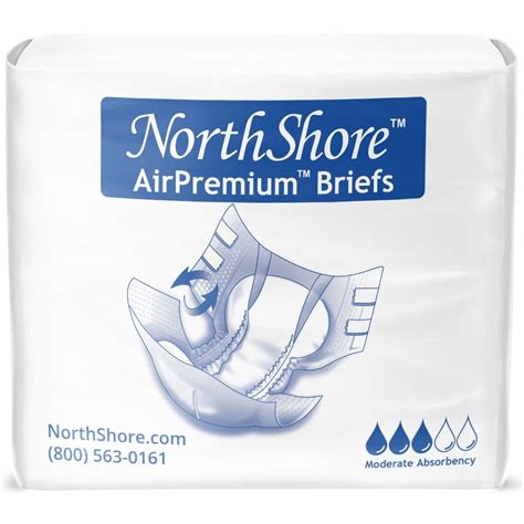 NorthShore Supreme Lite Tab-Style Adult Incontinence Briefs | Adult Diapers