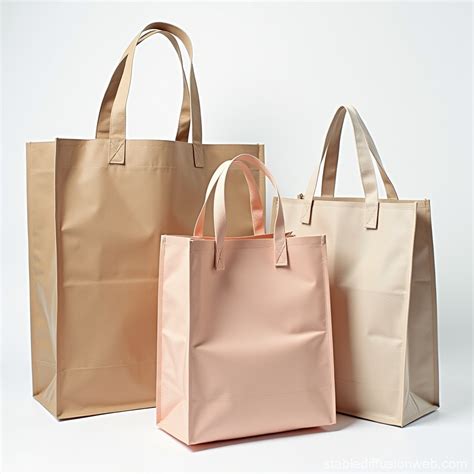 eco friendly reusable shopping bags stable diffusion