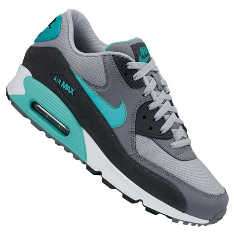 Nike Air Max 90 Essential 537384 033 (Wolf Grey/Hyper Jade-Cool Grey ...