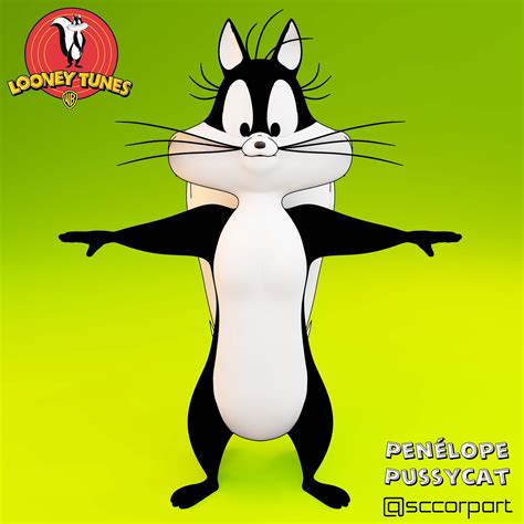 ArtStation - Penélope Pussycat - Looney Tunes
