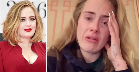 Adele Cries While Revealing She's Canceled Her Vegas Show, One Day ...