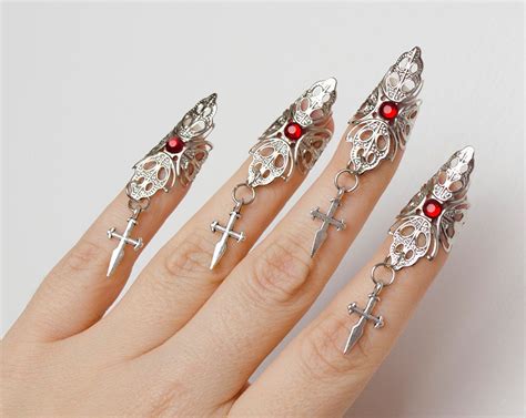 Vampire claws lady gaga the countess set of 5