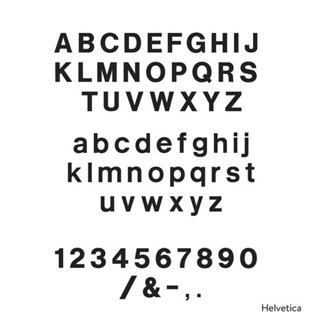 Helvetica Plastic Letters - Crisp Injection Molded | Woodland Manufacturing