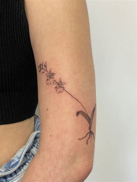 orchid tattoo simplistic tattoos orchid tattoo body tattoos