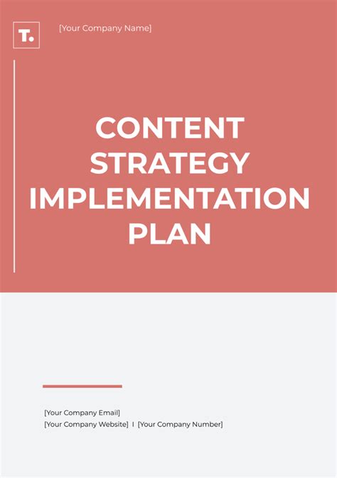 Free Rebrand Implementation Plan Template to Edit Online