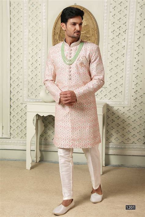 TRADITIONAL SEMI INDO WESTERN SHERWANI – Sudarshansarees