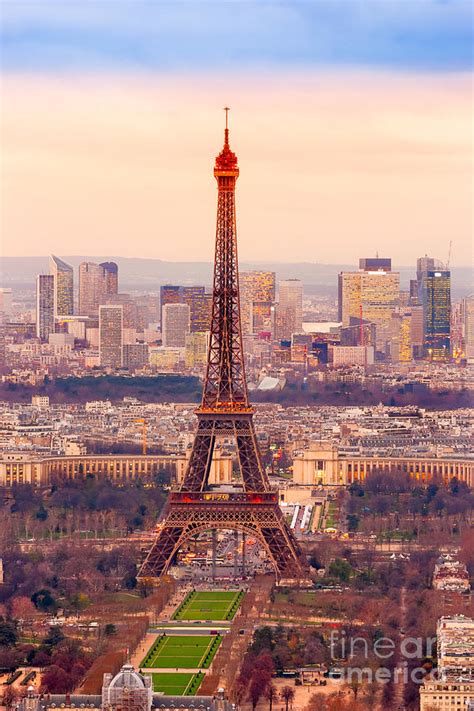 Eiffel tower at sunrise - Paris Photograph by Luciano Mortula - Pixels