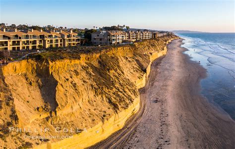 Solana Beach sea cliffs, California, #38024