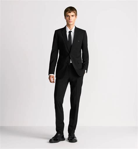 Look Classic Suit Black Virgin Wool E02