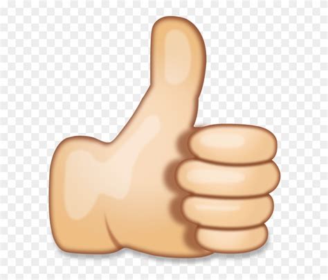 Hand Emoji Clipart Point - Thumbs Up Emoji Png, Transparent Png - 600x600(#190873) - PngFind