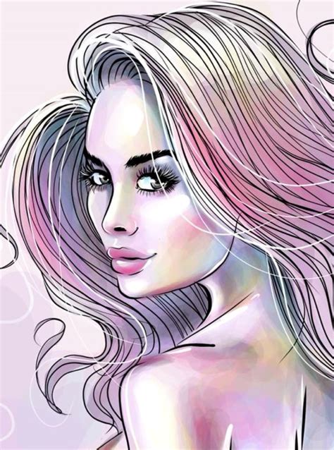 Naked Print Download. Topless Portraits. Naked Woman Torso Drawing